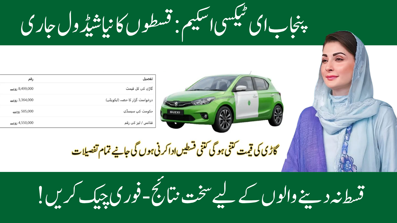 Punjab E-Taxi Scheme Repayment Schedule: Complete Repayment & Application Guide