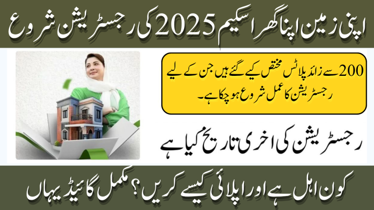 Apni Zameen Apna Ghar Scheme 2025: Registration And Eligibility