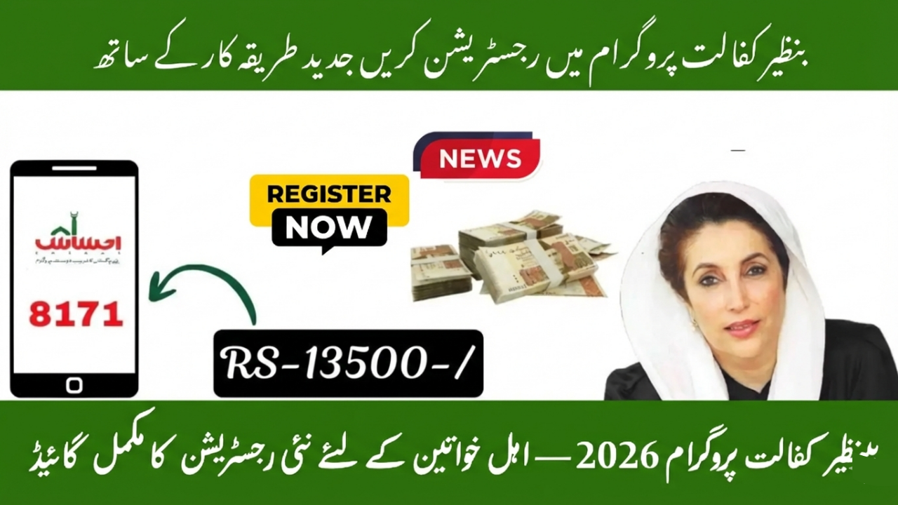 How to Register for the Benazir Kafalat Program Using the Latest Method